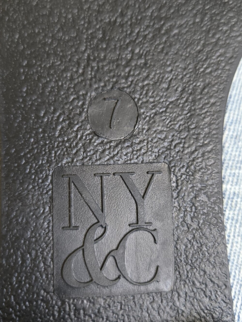 NY & Co Denim Ballet Flats, 7 - Picture 3 of 4